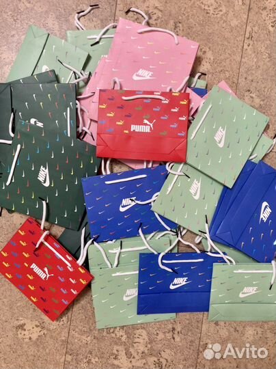 Пакет подарочный Nike, Puma,Adidas