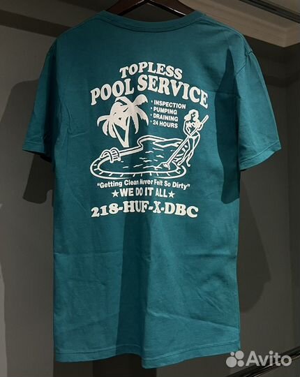 HUF Topless Service Logo T-Shirt