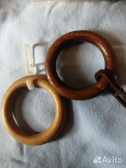 Кольца для гардин кронштейны наконечники дерево