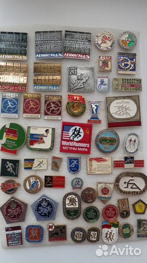 Значки Стройотряды, ВЛКСМ. ДОСААФ. Спорт