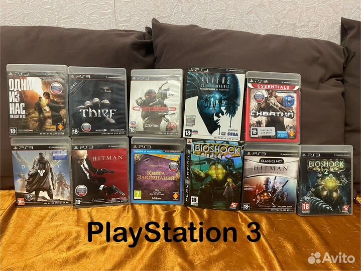 Игровые диски на ps3, psp, пк; DVD-диски