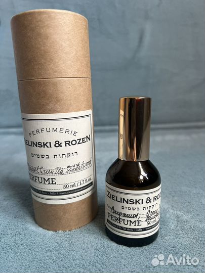 Zelinski rozen духи bergamot