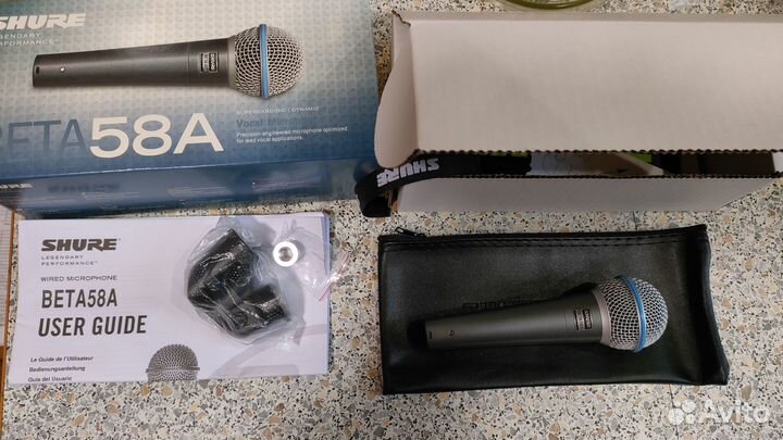 Новый микрофон Shure bata 58 A