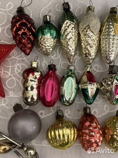 Елочные игрушки СССР одним лотом
