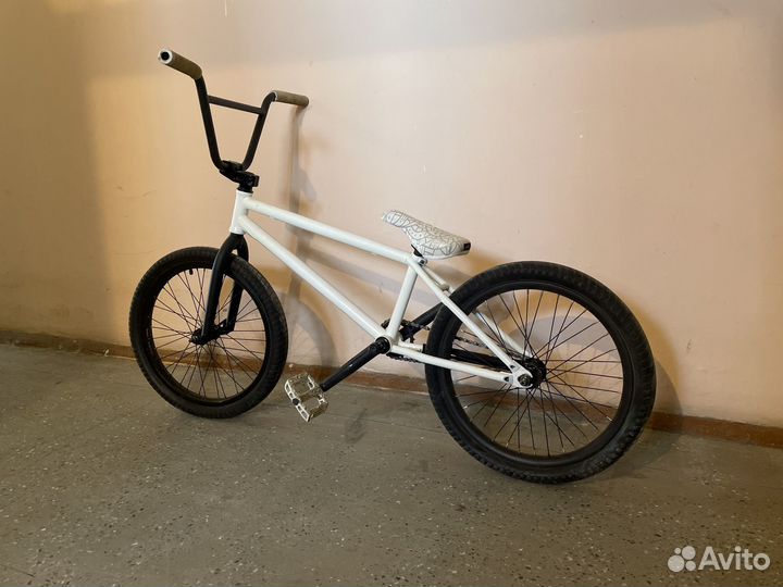 BMX custom белый перламутр