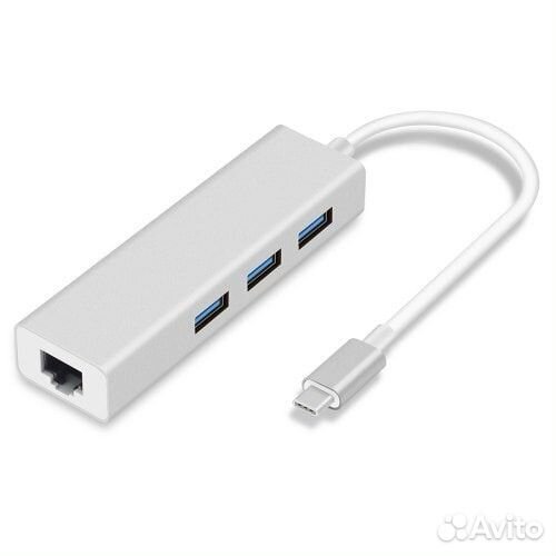 USB Хаб Type-C на MacBook 4в1