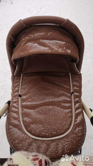 Детские коляски 3 в 1 из эко кожи