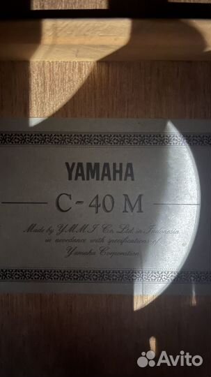 Гитара yamaha C-40 M