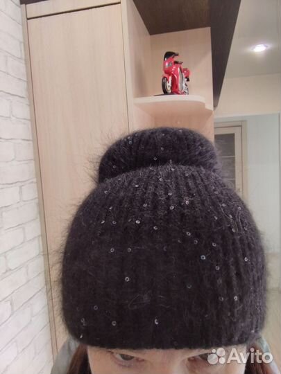 Шапка женская из ангоры