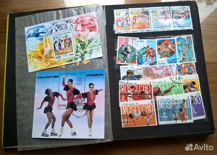 Почтовые марки. Спорт. СССР. Олимпиада 80