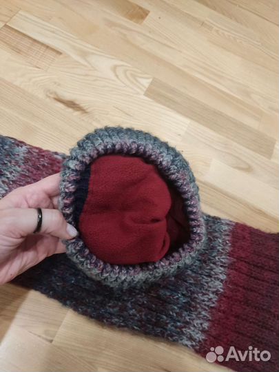 Комплект шапка и снуд женский
