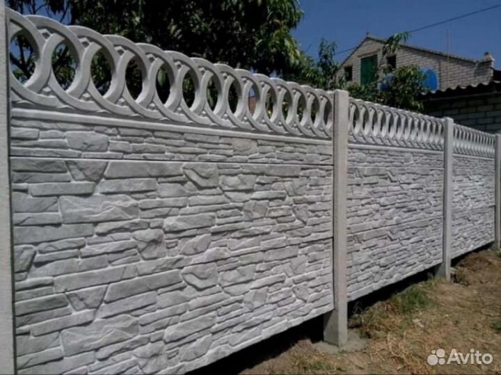 Еврозабор бетонный