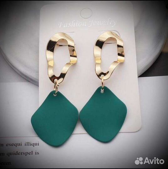 Серьги новые