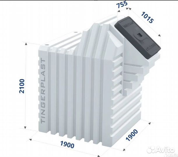 Пластиковый Погреб Tingard 1900Б