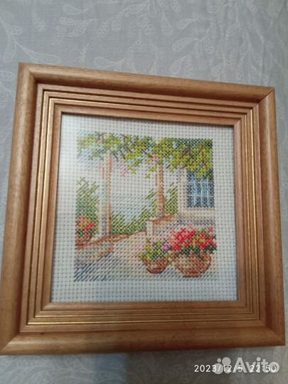 Картина вышитая крестом