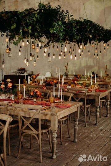 Гирлянда в стиле Рустик