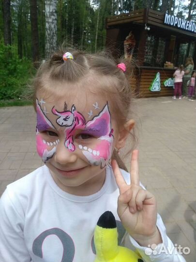 Аквагрим и блеск-тату