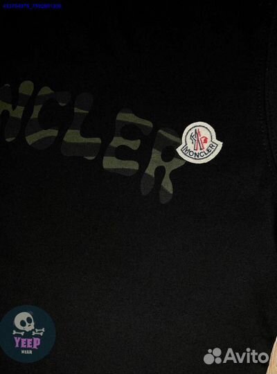 Футболка Moncler черная