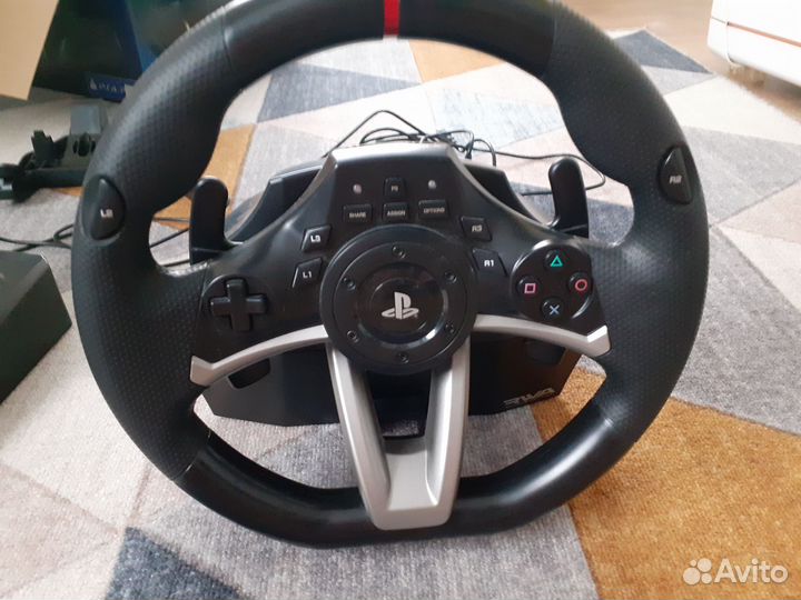 Игровой руль с педалями для ps4 ps3 и pc