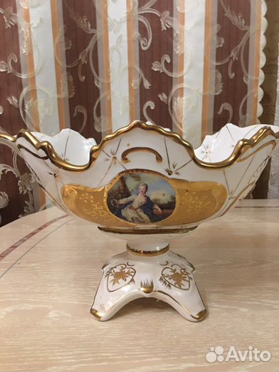 Ваза для фруктов, Лиможский фарфор, Франция