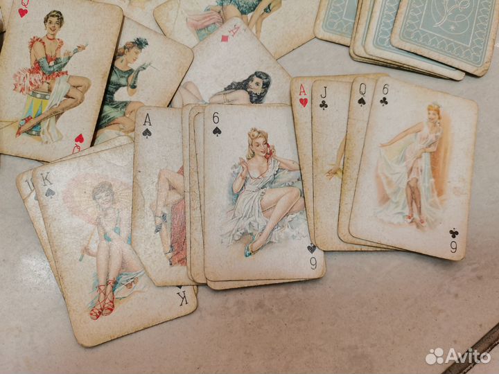 Карты игральные 19 век оригинал эротика ню