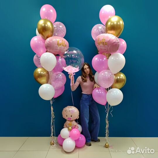 Воздушные шары, шарики на выписку в Смоленске