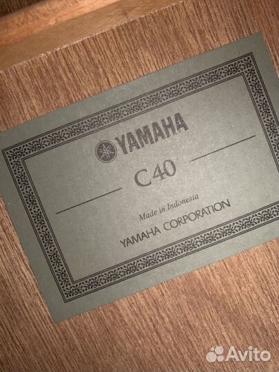 Гитара yamaha c40