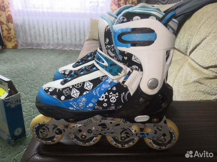 Роликовые коньки детские раздвижные