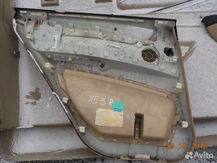 Обшивка двери задней правой Bmw X5 E70 N52B30 2007