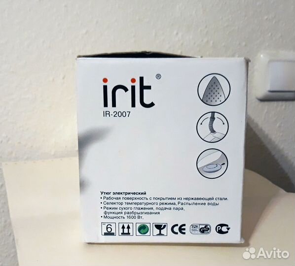 Утюг Irit 2007
