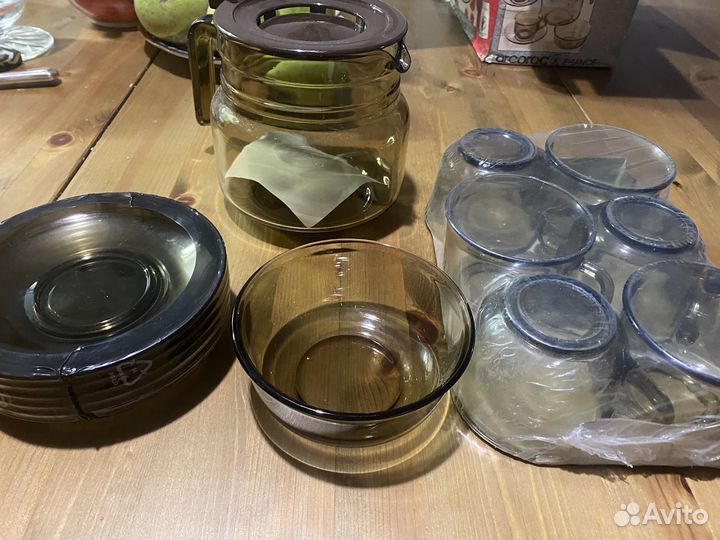 Чайный кофейный сервиз arcoroc франция