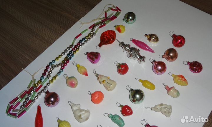 Елочные игрушки мини. малютка СССР. ленинград