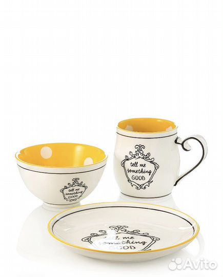 Кружка тарелка и чаша