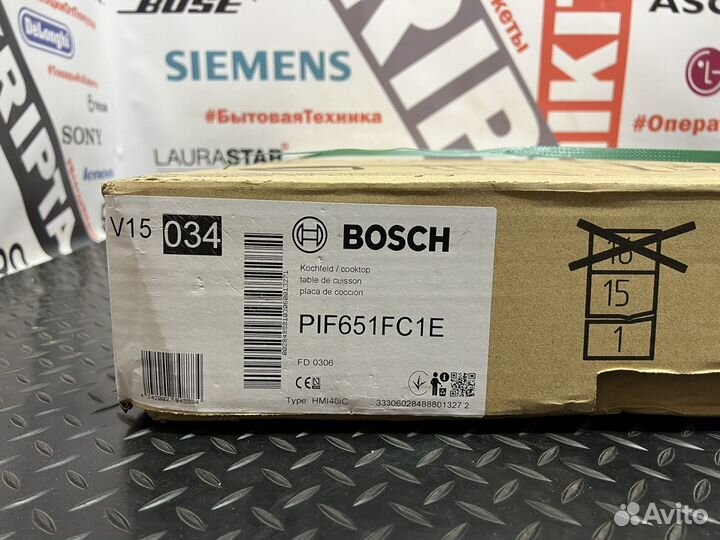 Индукционная варочная панель Bosch pif651fc1e