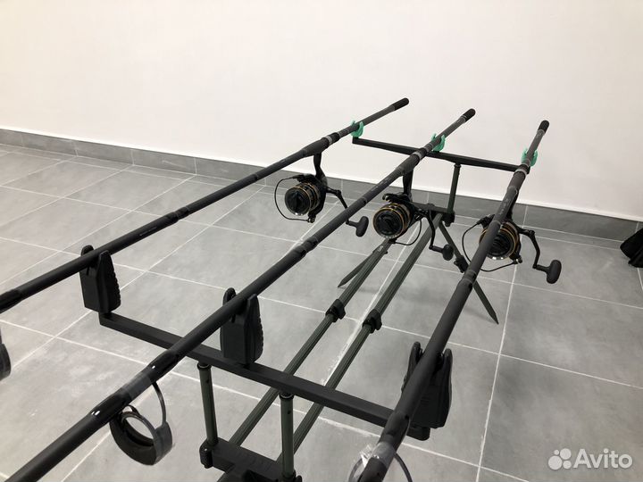 Карповый набор на 3 уд с род подом и сигналками