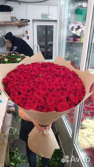 Букет 101 роза с доставкой
