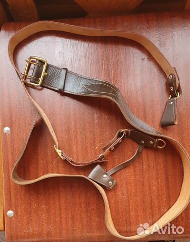 Портупея офицерская кожаная, прекрасная выделка ко