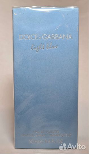 Туалетная вода Dolce gabbana light blue 50 ml
