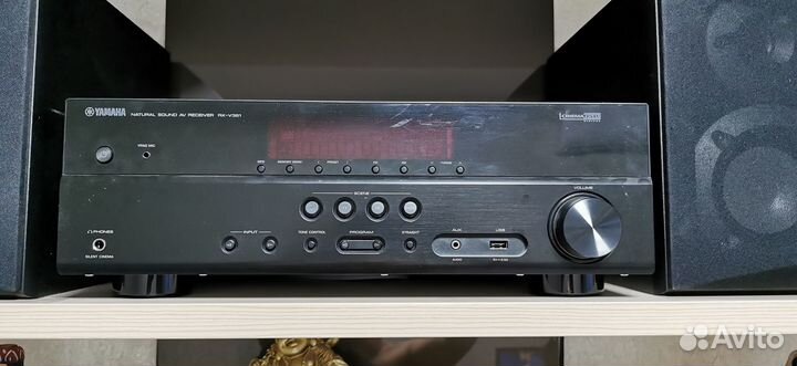 Av ресивер 5.1 Yamaha RX-V381 и к-ки Yamaha NS6490