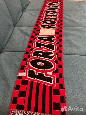 Футбольный шарф AC Milan