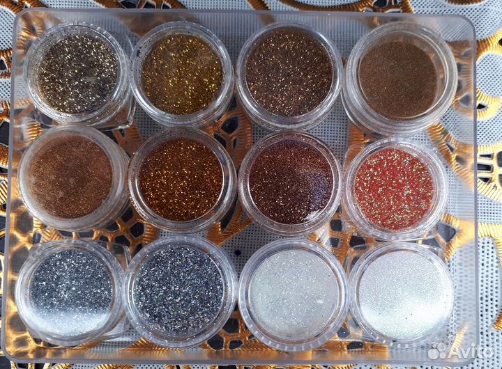 Блестки, украшения для дизайна и творчества