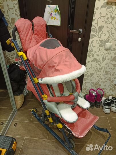 Санки-коляска Ника 7-3