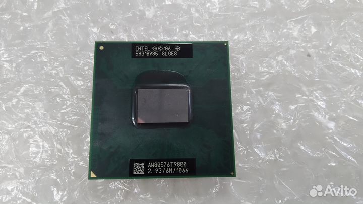 Процессор для ноутбука Intel Core 2 Duo T9800 (2,9