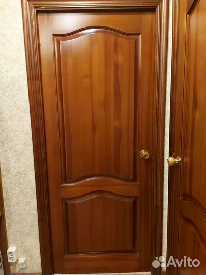 Двери массив межкомнатные комплект бу