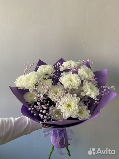 Букет из хризантемы Доставка цветов и букетов