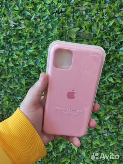Чехол Silicone Case iPhone 11 Pro Max (Soft Pink)