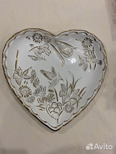 Фарфоровая тарелка 33 см