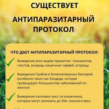 Похудение, Чистка организма, Анемия, Паразиты