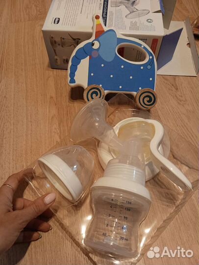 Молокоотсос chicco ручной
