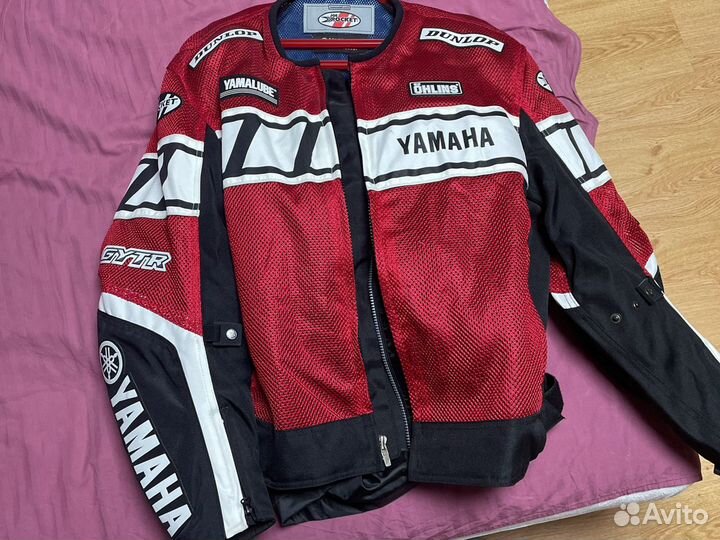 Мотокуртка с защитой спины(черепашка) и локтей